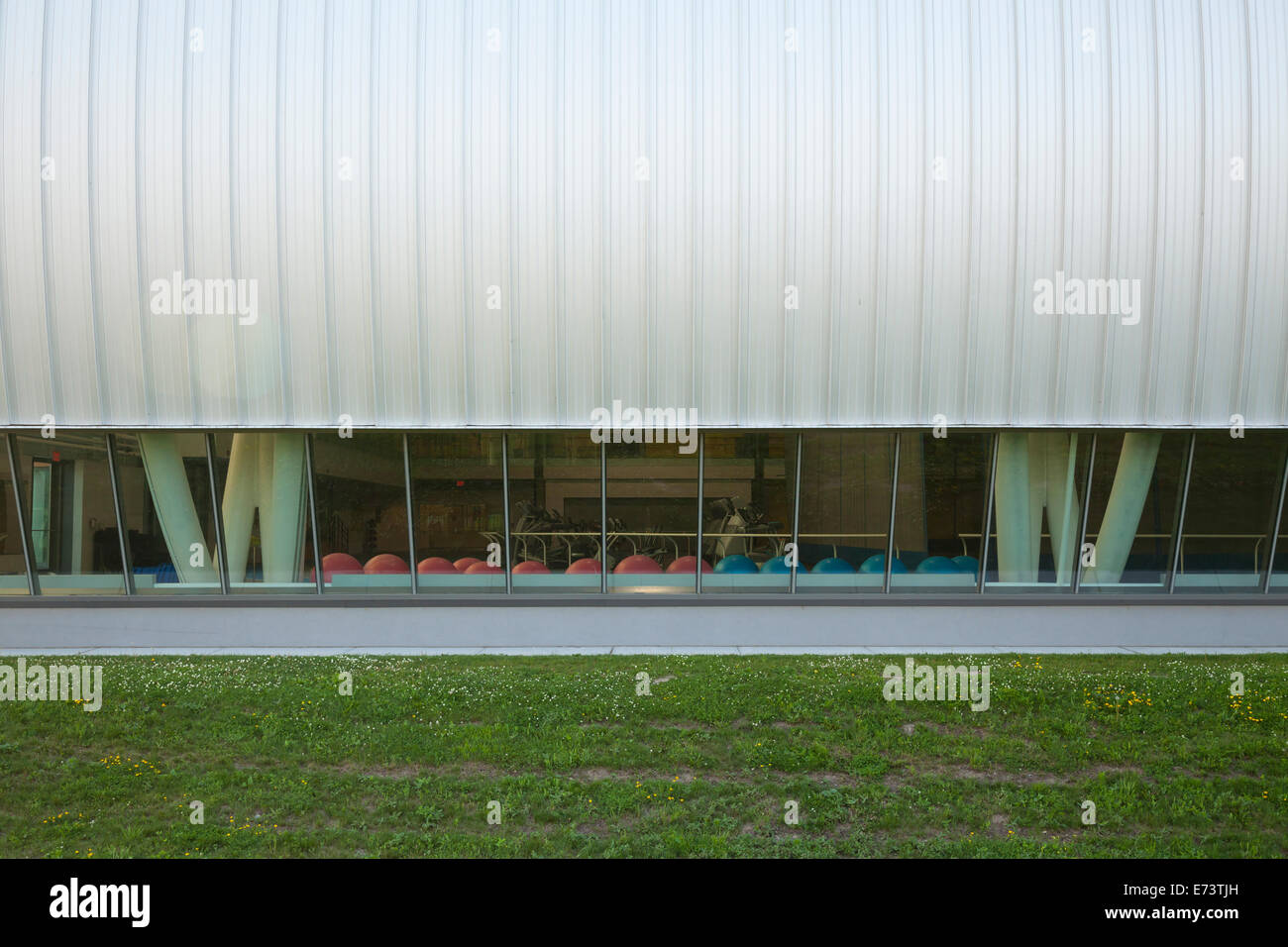 A detail shot of the Abilities Centre in Whitby, Ontario, Canada. Stock Photo