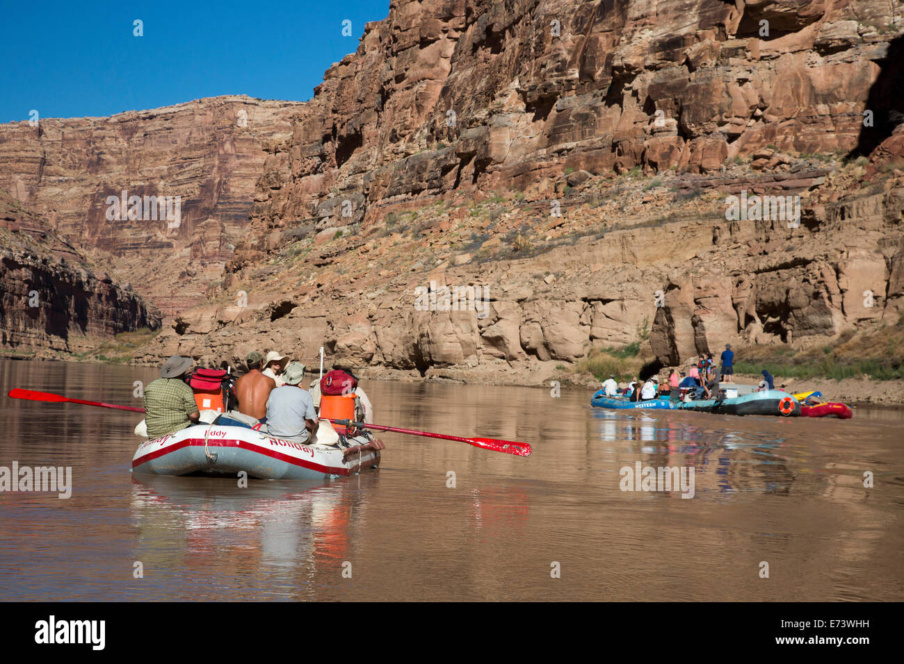 Canyonlands National Park, Utah Motorized rafts