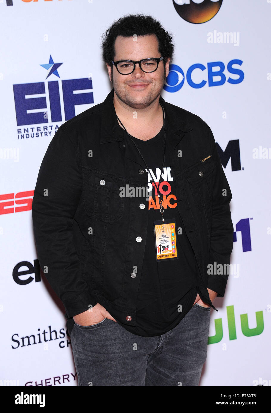 Hollywood, Los Angeles, California, USA. 5th September, 2014. Josh Gad arrives for the 4th Annual 'Stand Up For Cancer' at the Dolby theater. Credit:  Lisa O'Connor/ZUMA Wire/Alamy Live News Stock Photo