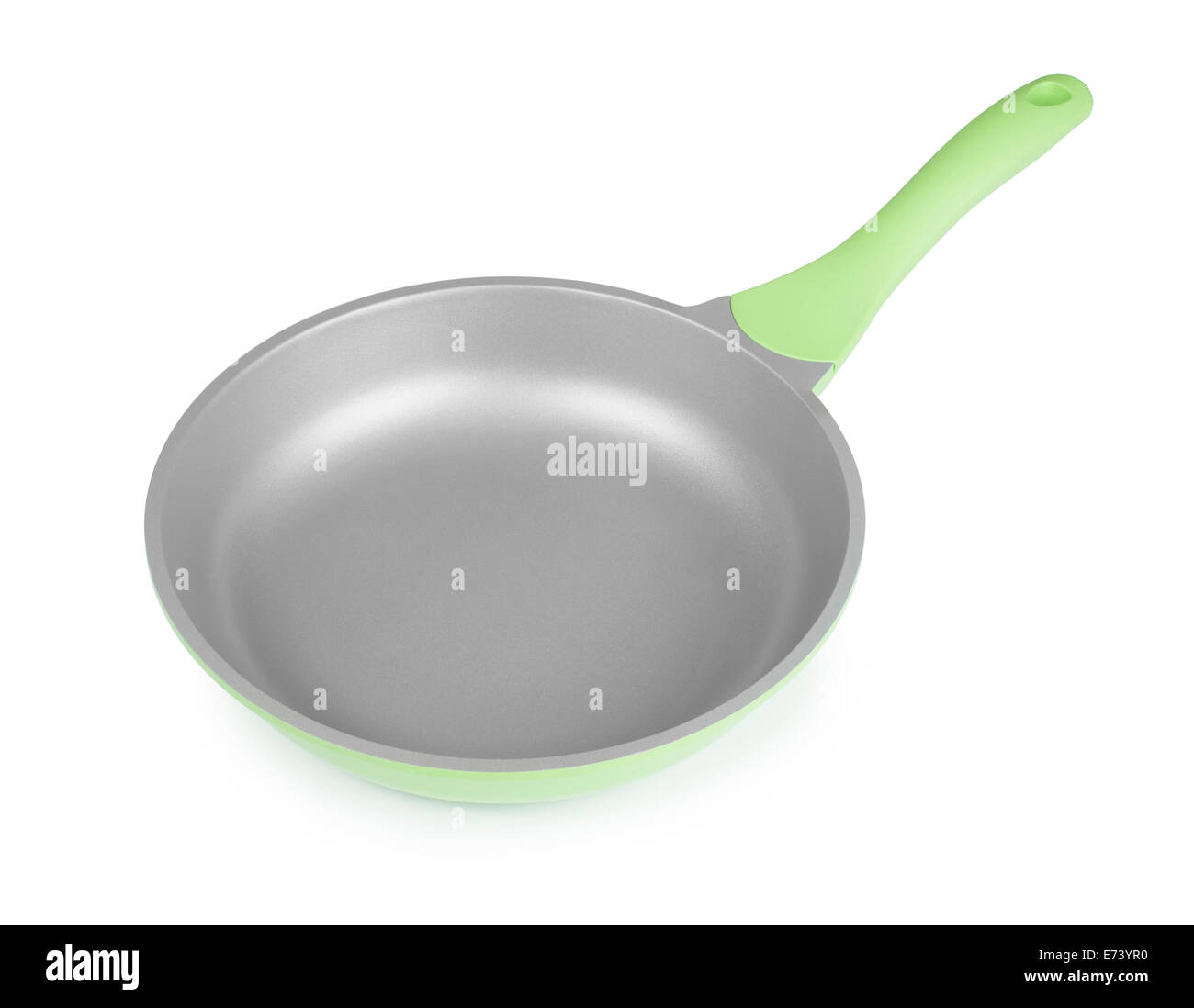 Frying pan or skillet isolated on white with clipping path included Stock Photo