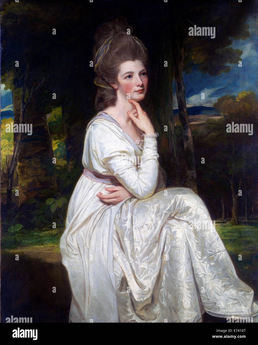 Lady Elizabeth Stanley Countess of Derby - by George Romney, 1778 Stock Photo