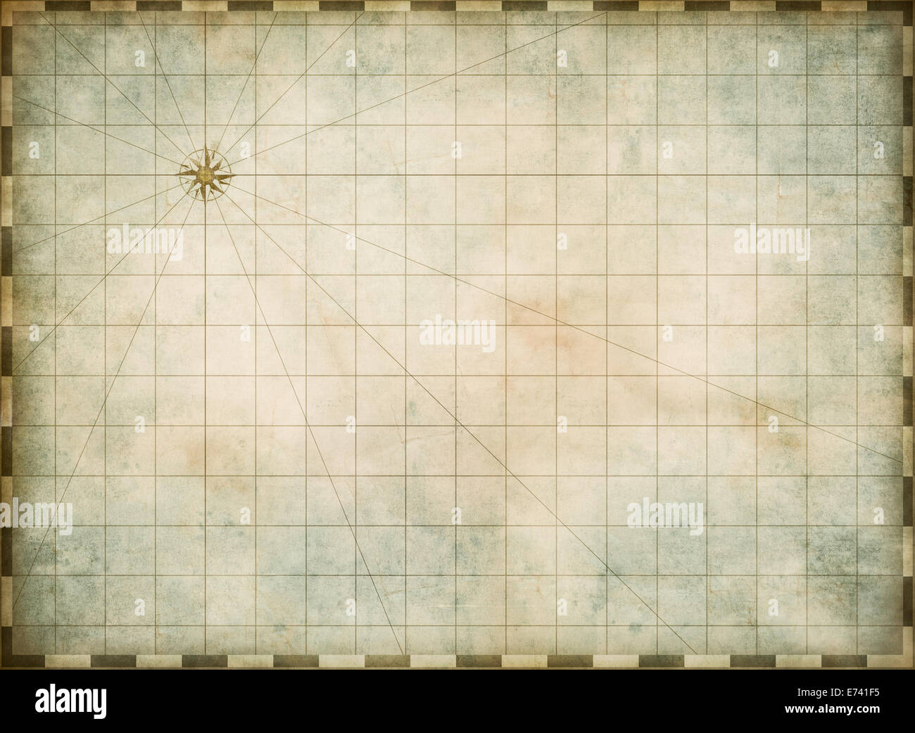 empty old map background Stock Photo