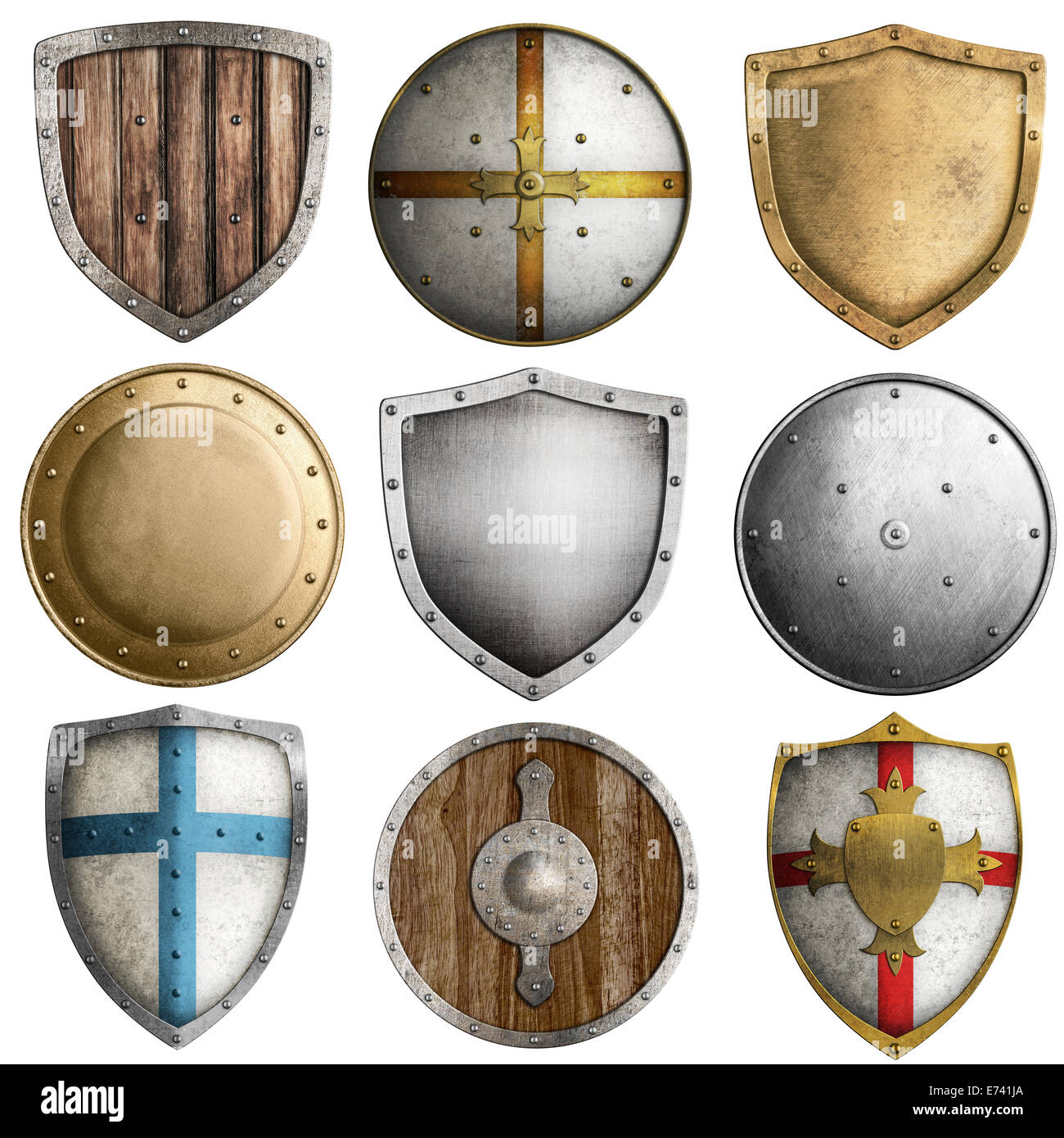 shield designs medieval