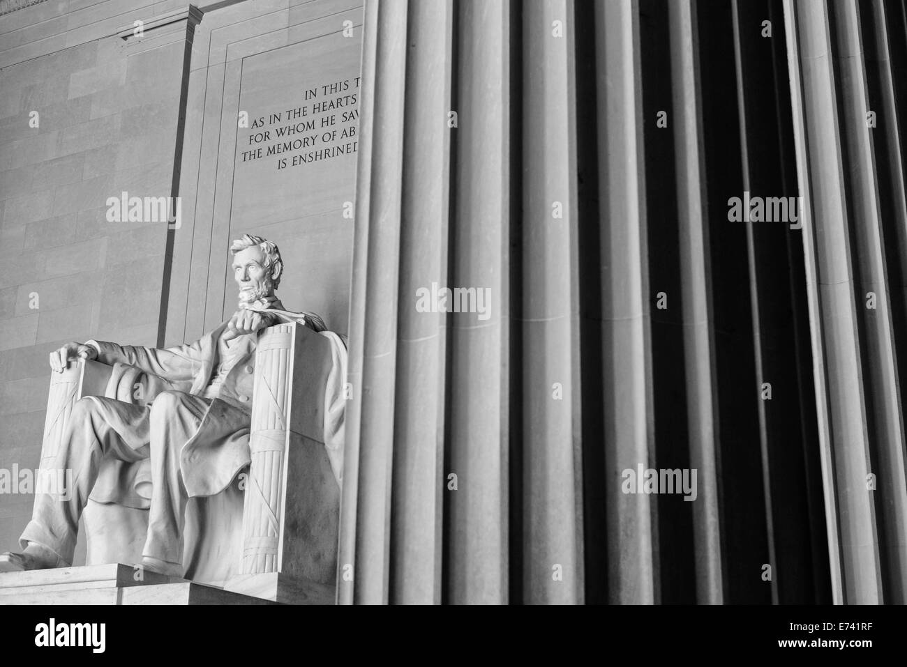 Lincoln Memorial in Washington DC Stock Photo Alamy