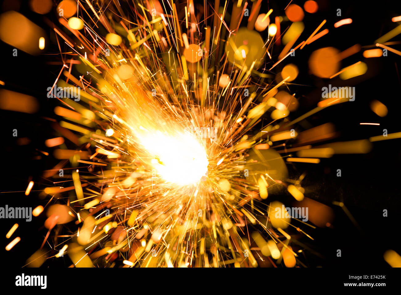 Sparkler Stock Photo