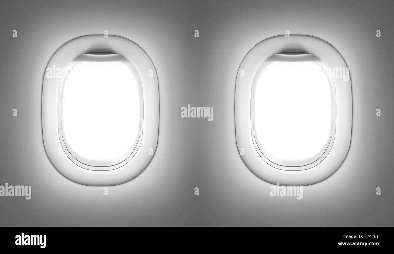 Jet Pac Windows Airplane or jet interior with windows Stock Photo - Alamy