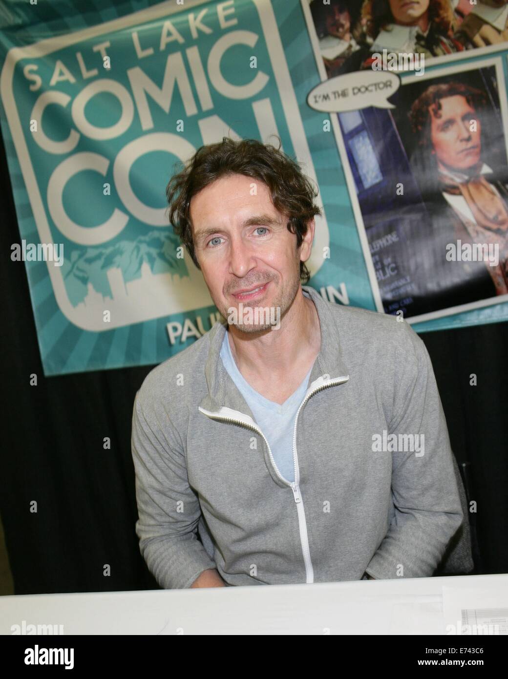 Salt Lake City, UT, USA. 5th Sep, 2014. Paul McGann in attendance for Salt Lake COMICON 2014 - FRI, Salt Palace Convention Center, Salt Lake City, UT September 5, 2014. Credit:  James Atoa/Everett Collection/Alamy Live News Stock Photo