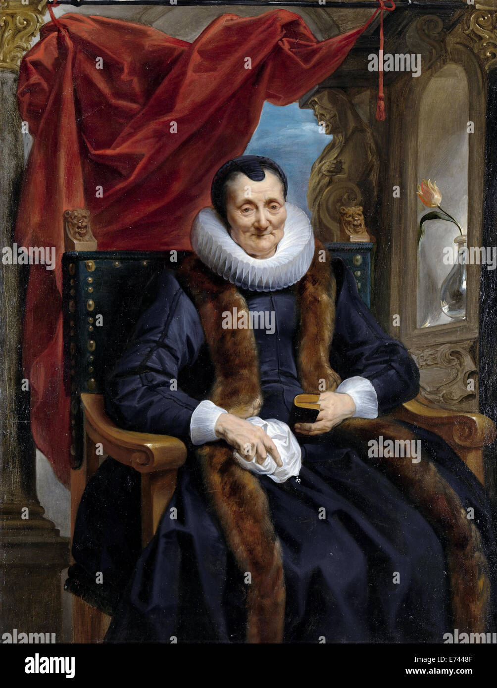 Portrait of magdalena de cuyper jacob jordaens painting art hi-res ...