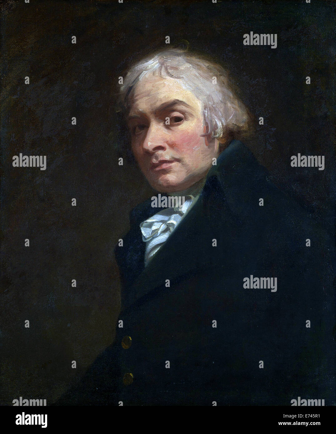 Self Portrait - by George Romney, 1795 Stock Photo