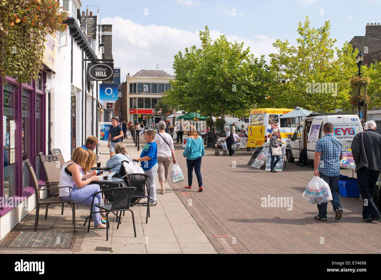 Market place, Wisbech town centre, Cambridgeshire, England, UK Stock Photo Alamy