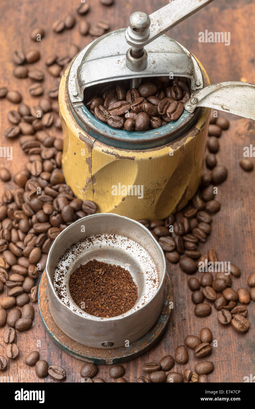 Vintage Coffee Grinder Stock Photo Alamy