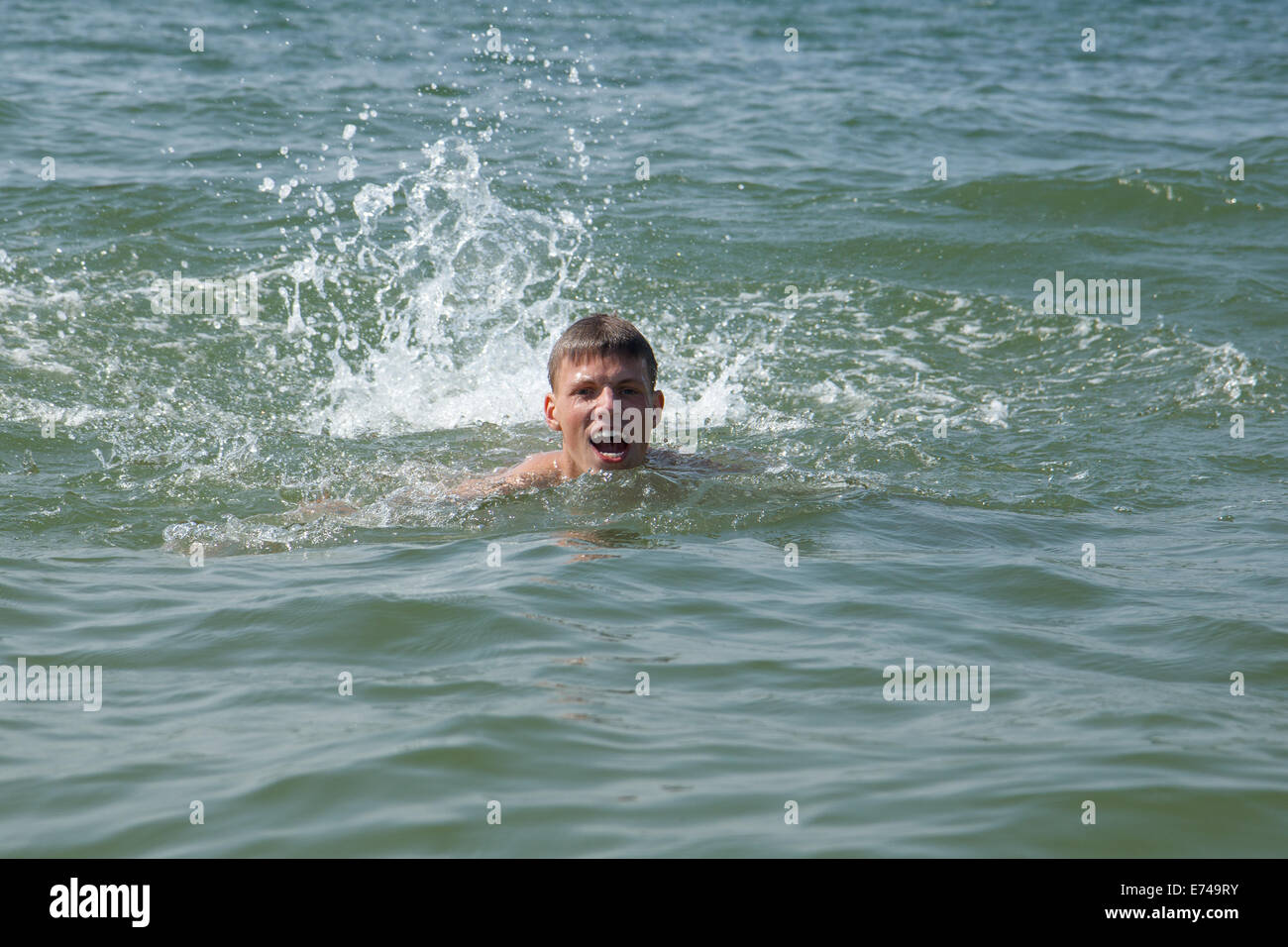 Boy swimmer hi-res stock photography and images - Page 2 - Alamy