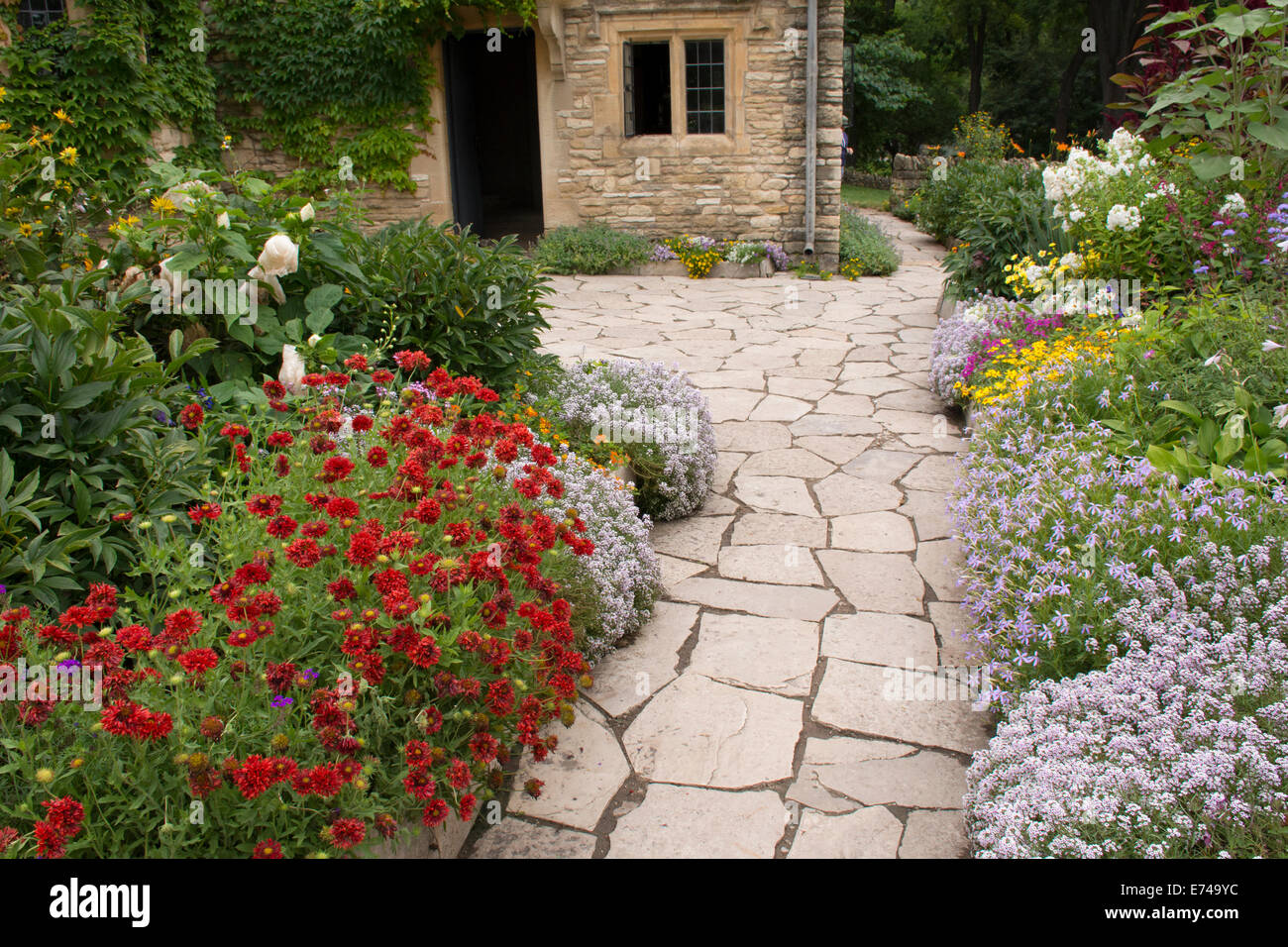 Michigan, Dearborn, Greenfield Village. Cotswold Cottage, traditional