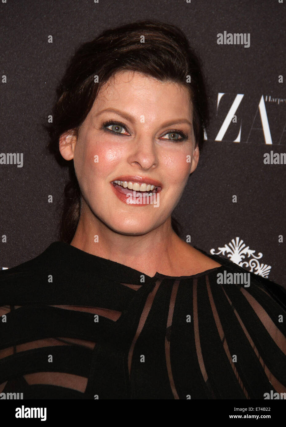 New York, New York, USA. 5th Sep, 2014. LINDA EVANGELISTA attends the Harper's BAZAAR Celebrates ICONS by Carine Roitfeld event held at the Plaza Hotel. Credit:  Nancy Kaszerman/ZUMA Wire/Alamy Live News Stock Photo