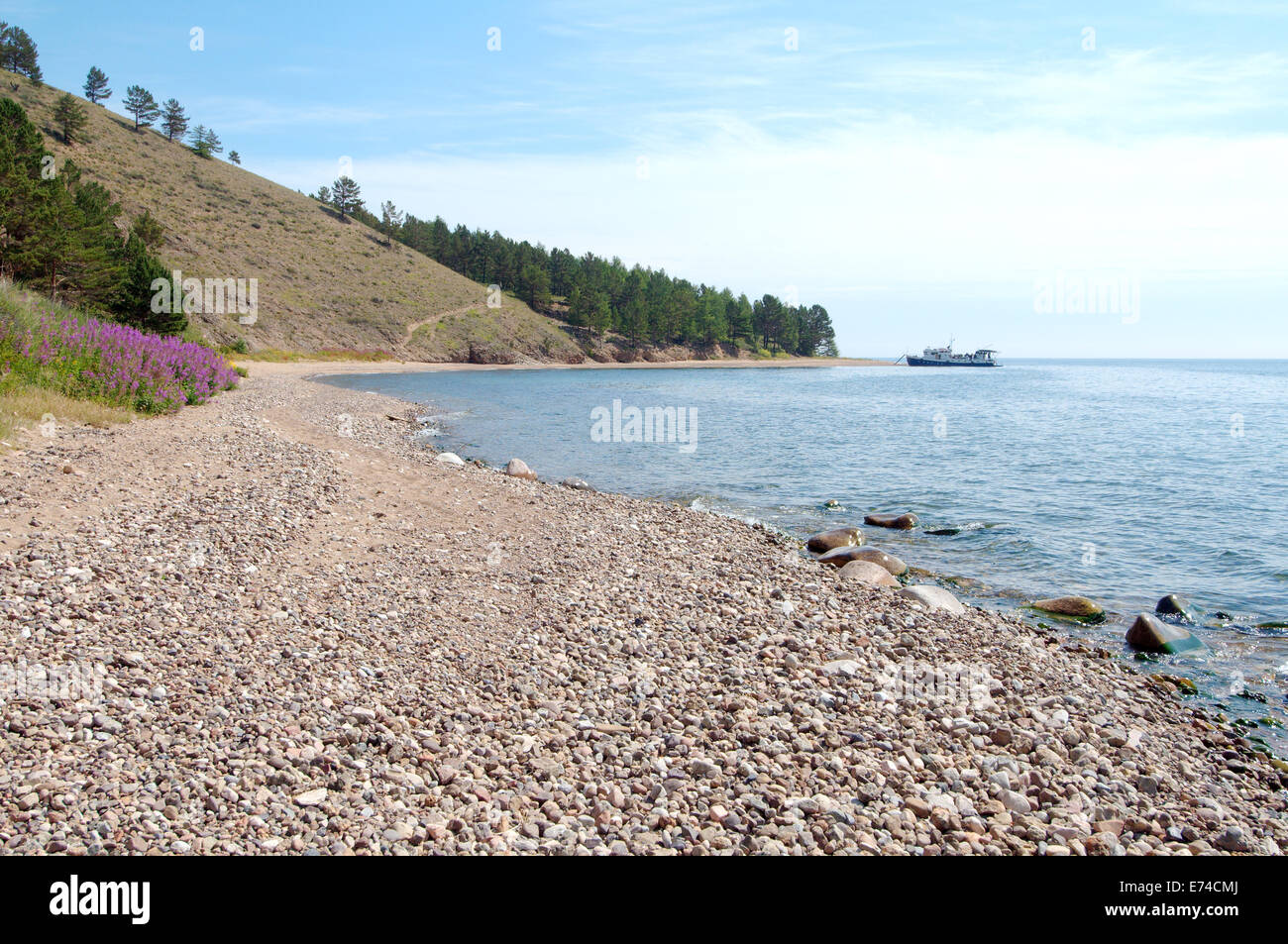 Reserve, Cape Sobolev, lake Baikal, Siberia, Russian Federation Stock Photo