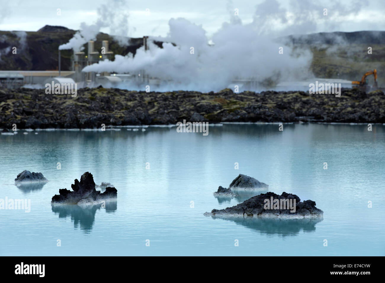 Geothermal Power Station Svartsengi In The Blue Lagoon Iceland Stock geothermal-power-station-svartsengi-in-the-blue-lagoon-iceland-stock