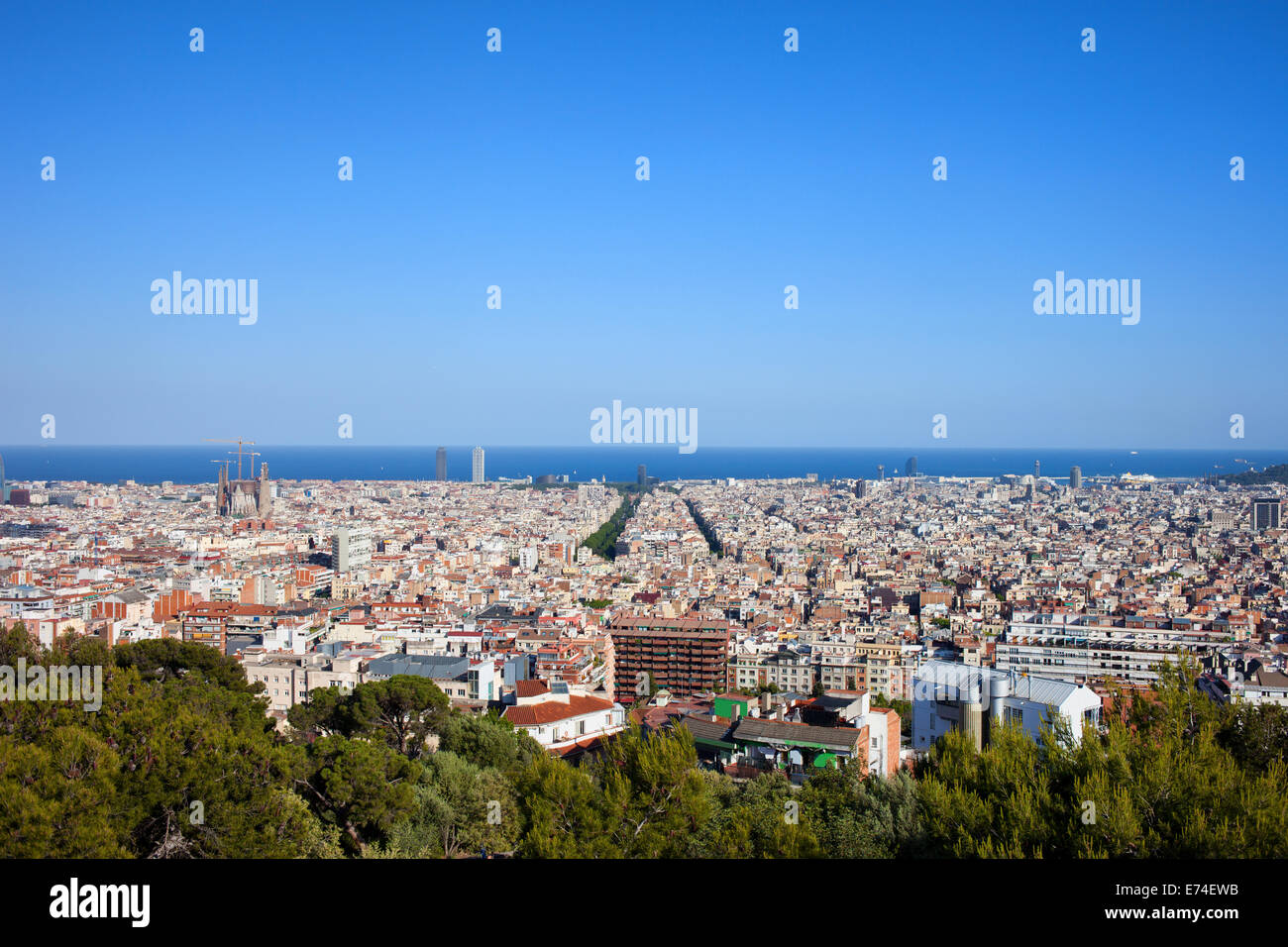 City of Barcelona cityscape in Catalonia, Spain Stock Photo - Alamy