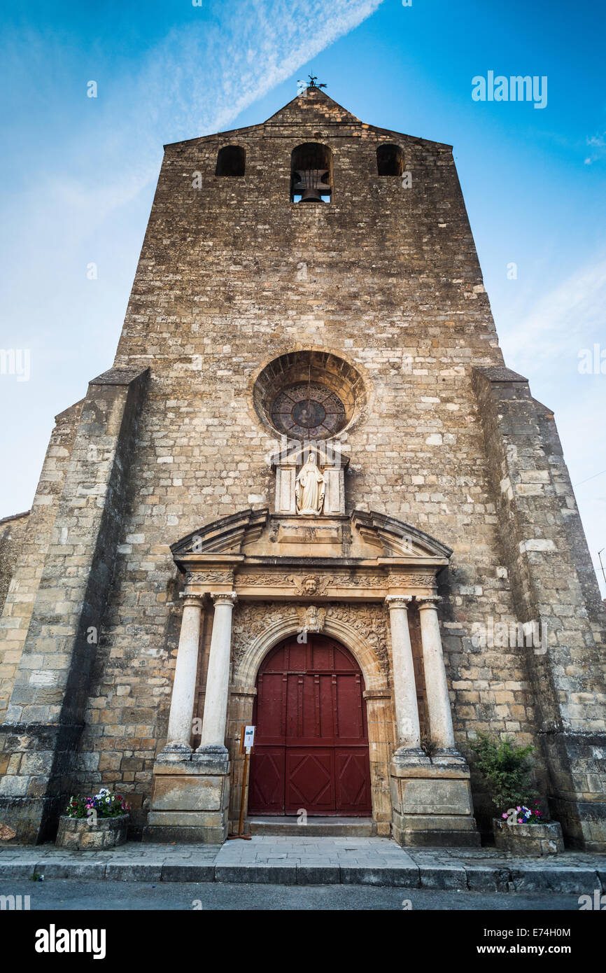 L'eglise Notre Dame de L'Assomption, Dordogne, Perigord Noir, Dordogne ...