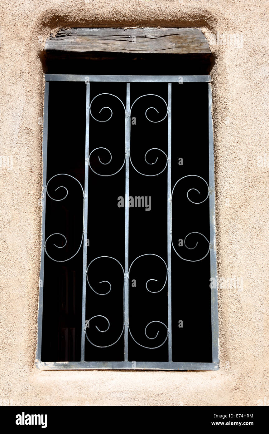 Iron window grill hi-res stock photography and images - Alamy