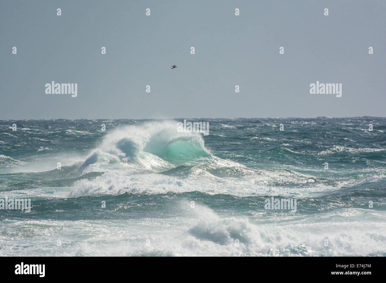 Stormy seas off Kingscliff, NSW, Australia Stock Photo