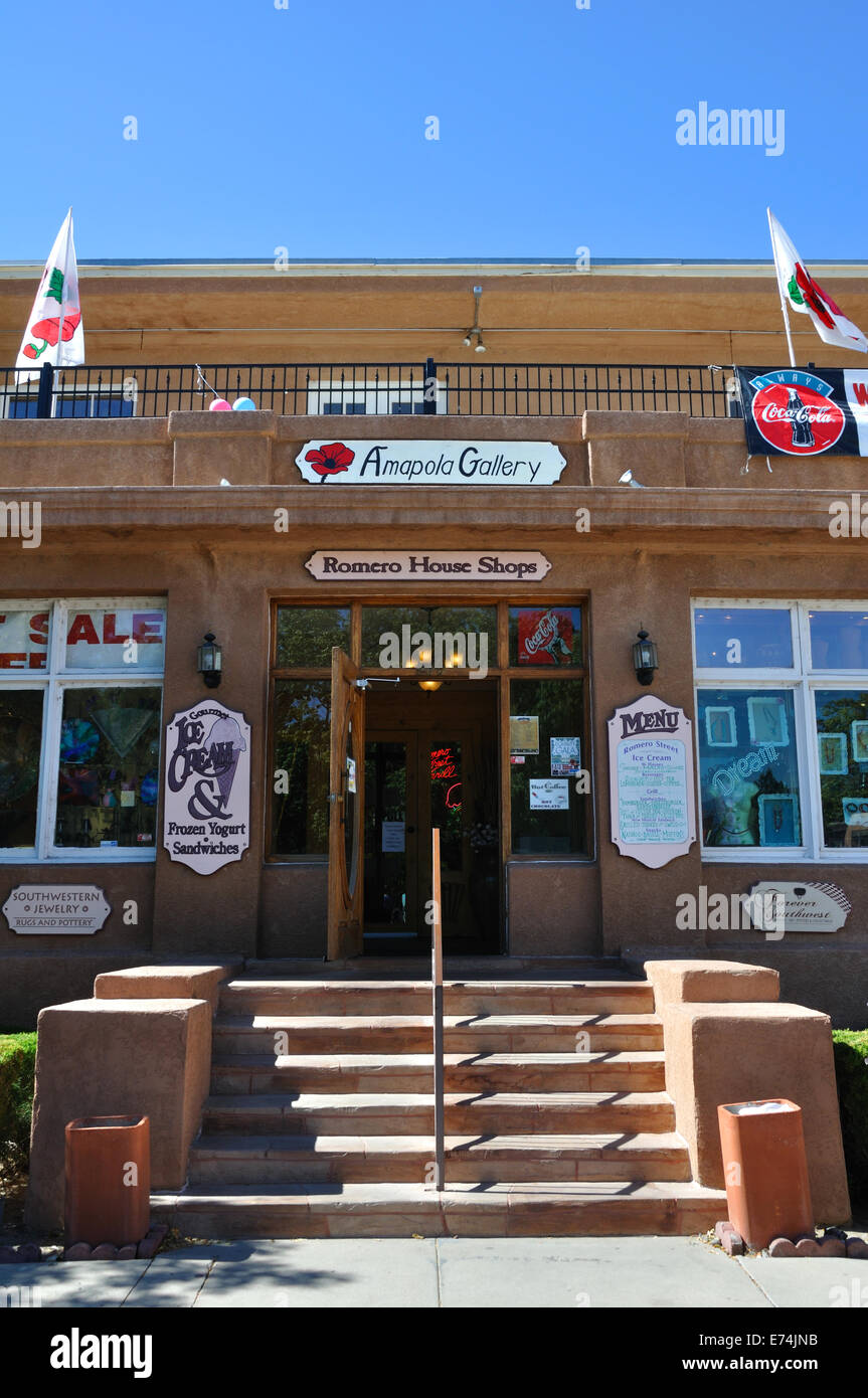 Shops in historic downtown Albuquerque, New Mexico, USA Stock Photo Alamy