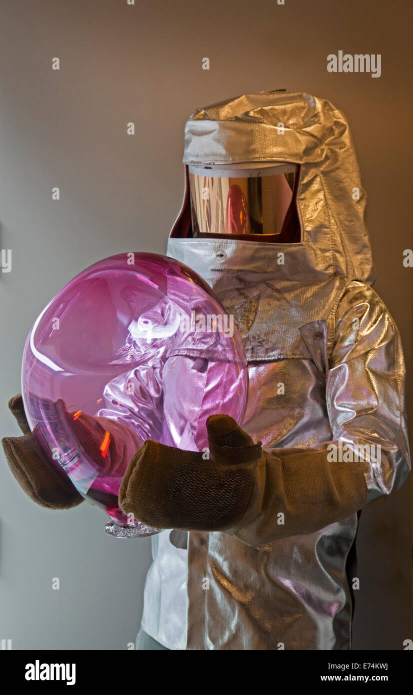 urban glass blowing facility in Brooklyn NY Stock Photo Alamy