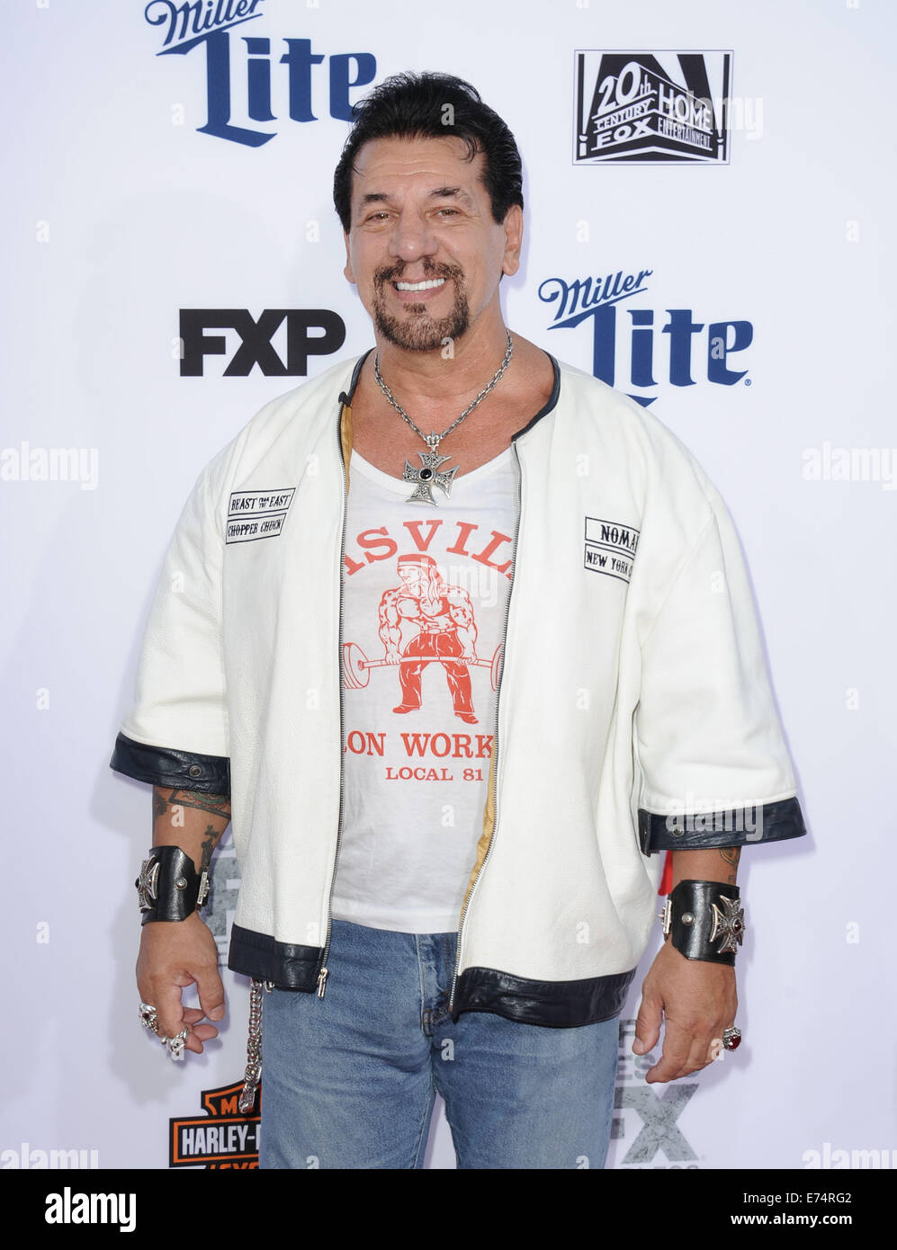 Los Angeles, California, USA. 6th Sep, 2014. Chuck Zito attending the Los Angeles Premiere of FX