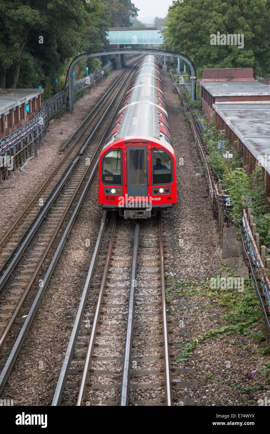 Tube train Stock Photo Alamy