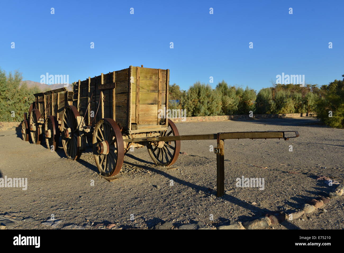 Bauxite mine museum at Furnace Creek Stock Photo Alamy