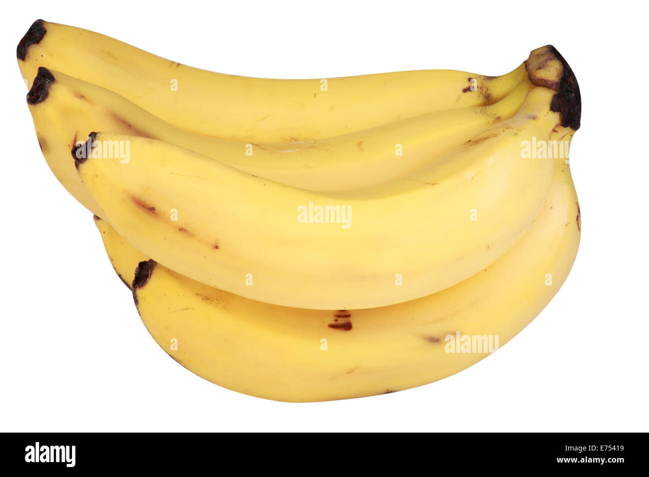 Yellow Banana Isolated Stock Photo Alamy