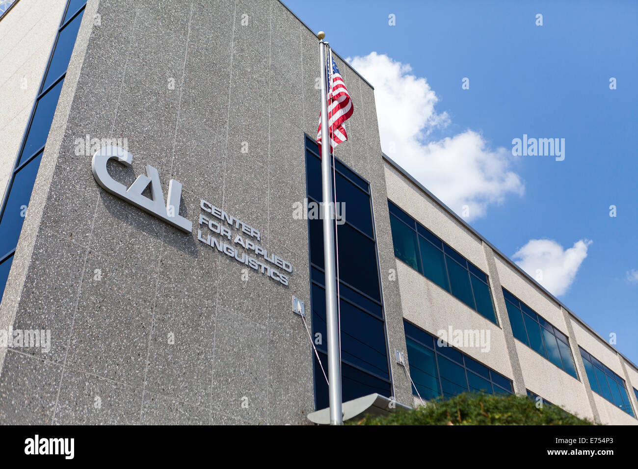 Center for Applied Linguistics (CAL) - Washington, DC USA Stock Photo