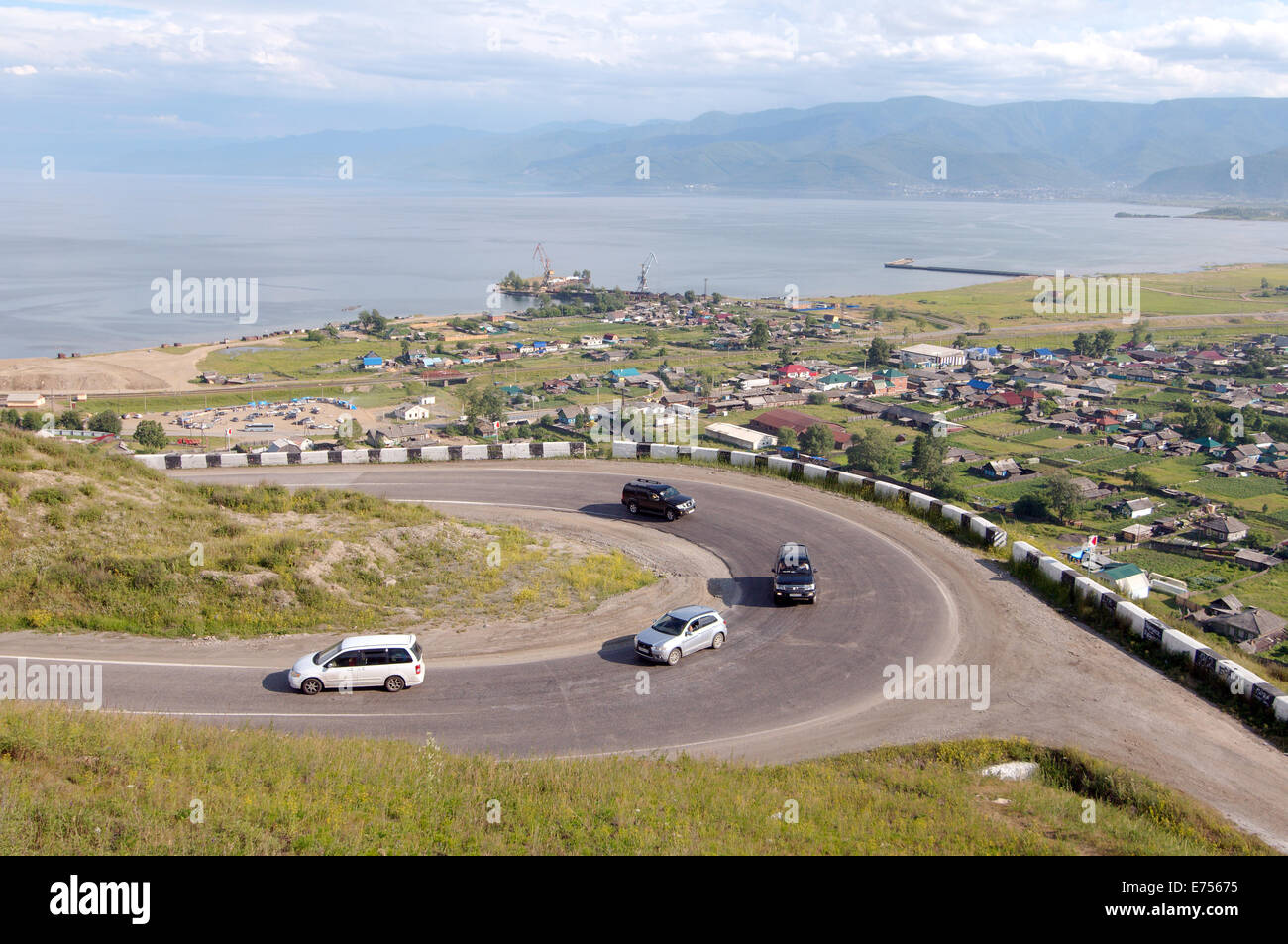 Serpentine, Kultuk, Irkutsk Oblast, lake Baikal, Siberia, Russian Federation Stock Photo