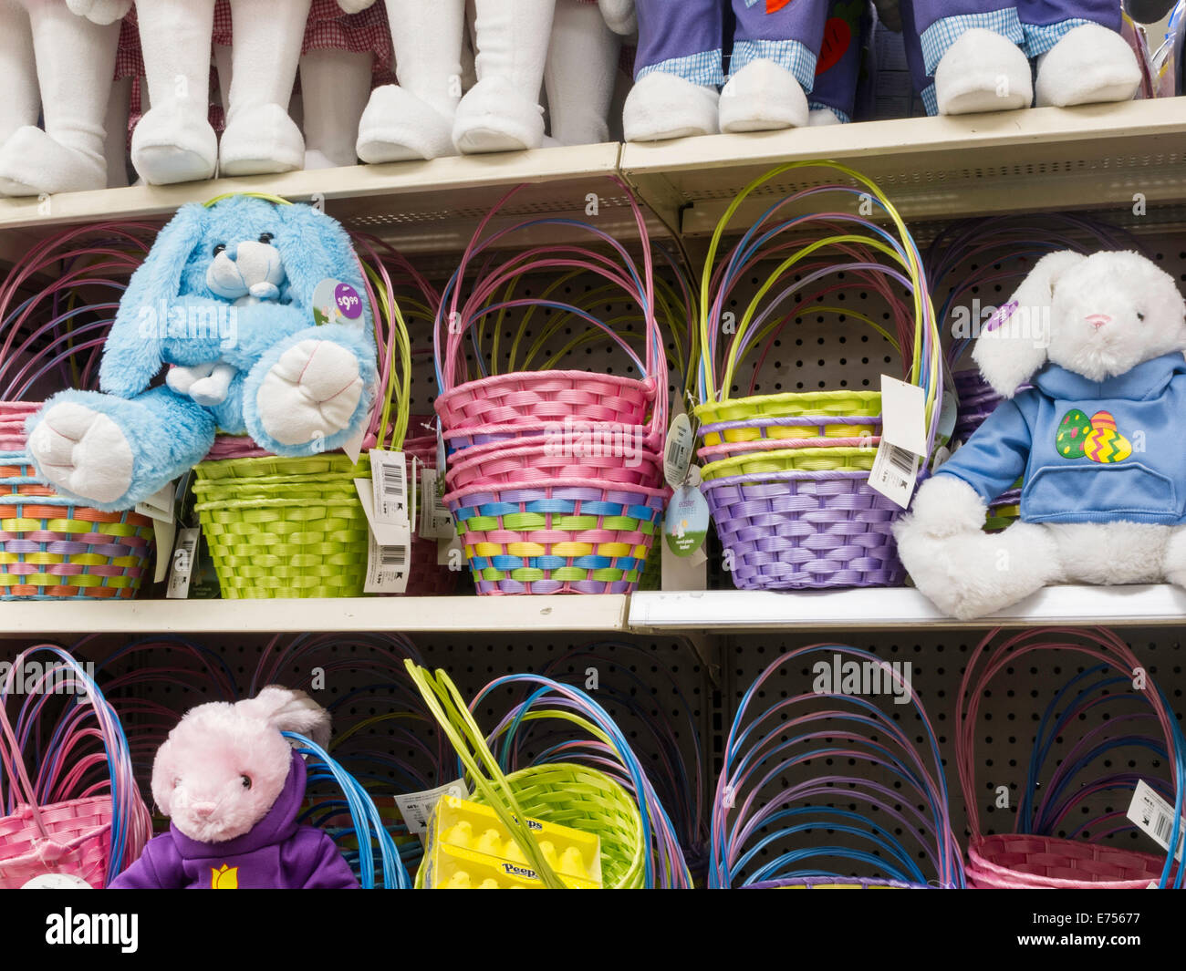 Traditional Easter Decorations Display, Kmart, NYC Stock Photo Alamy