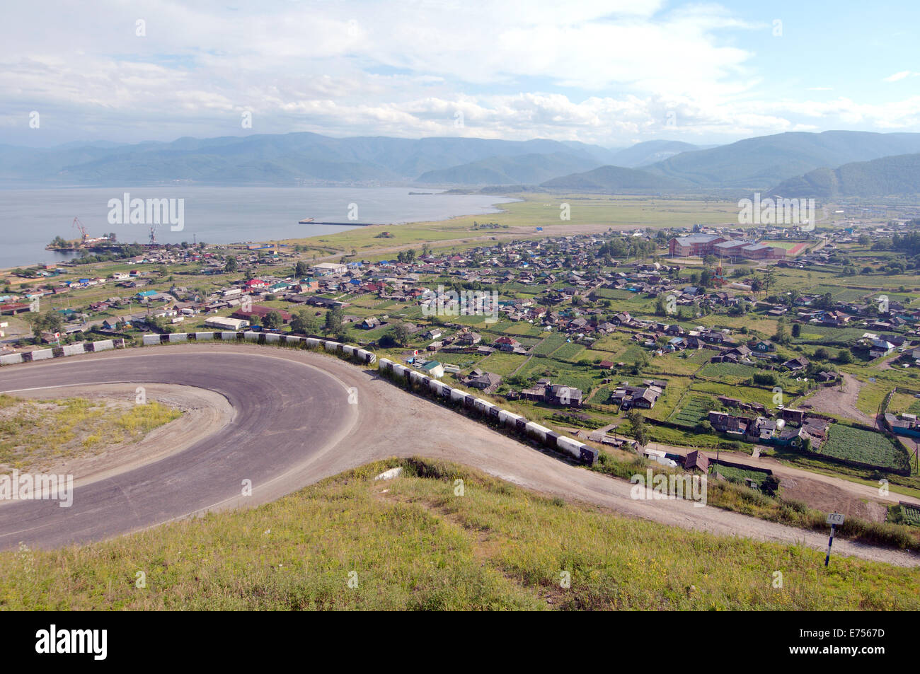 Serpentine, Kultuk, Irkutsk Oblast, lake Baikal, Siberia, Russian Federation Stock Photo