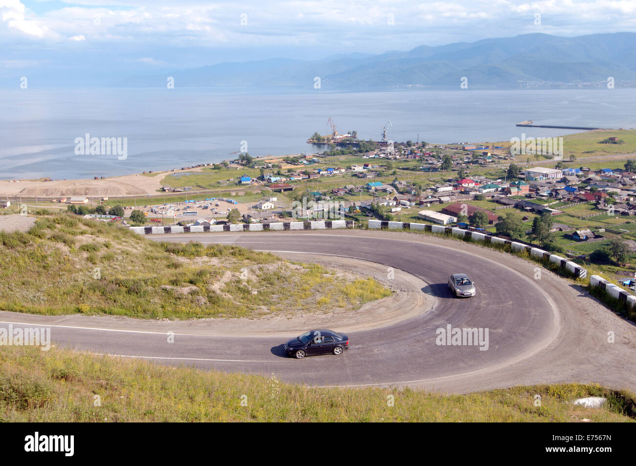 Serpentine, Kultuk, Irkutsk Oblast, lake Baikal, Siberia, Russian Federation Stock Photo