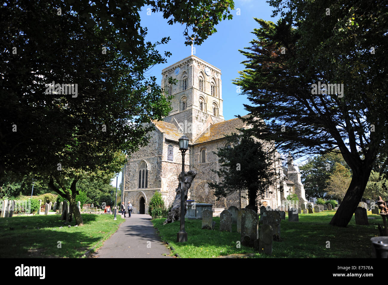 Shoreham Sussex UK Church of St Mary de Haura in Shoreham dates back