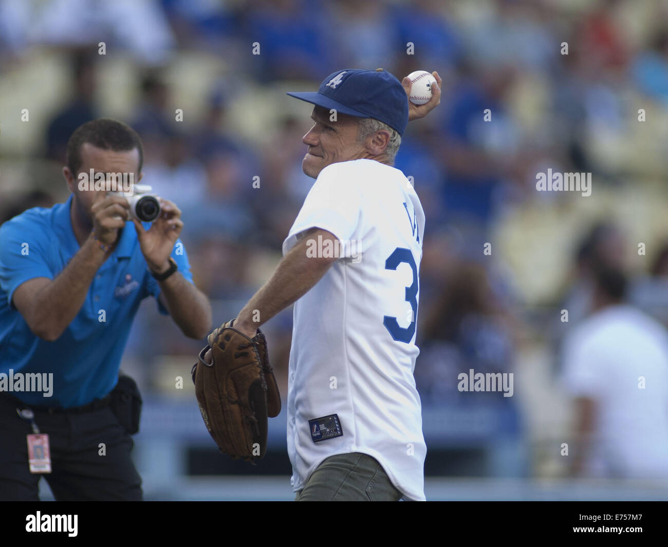 Los Angeles, California, US. 6th Sep, 2014. Bassist Flea of the Red Hot ...