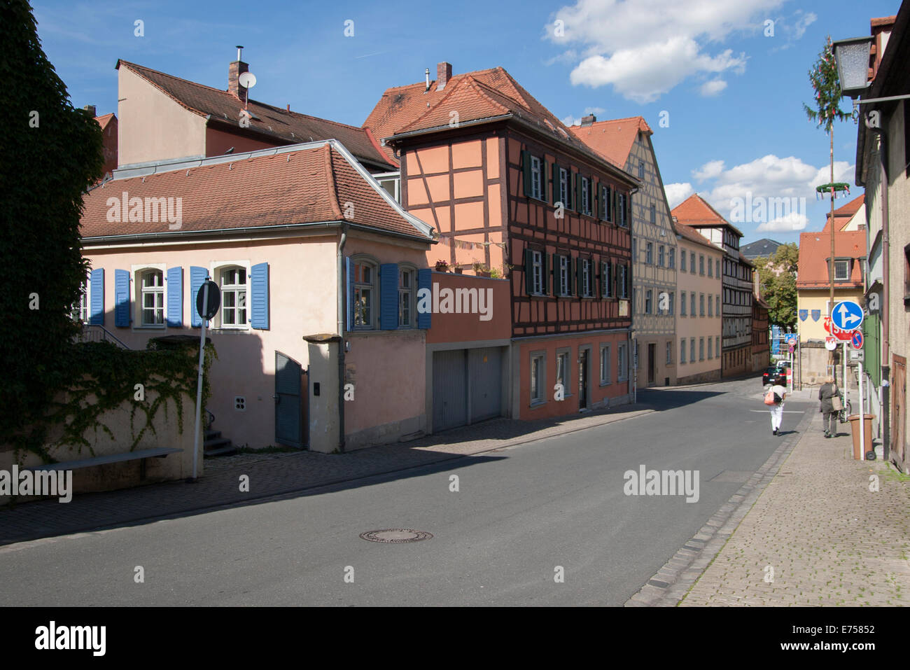 Street Old Houses Bamberg Germany Stock Photo Alamy