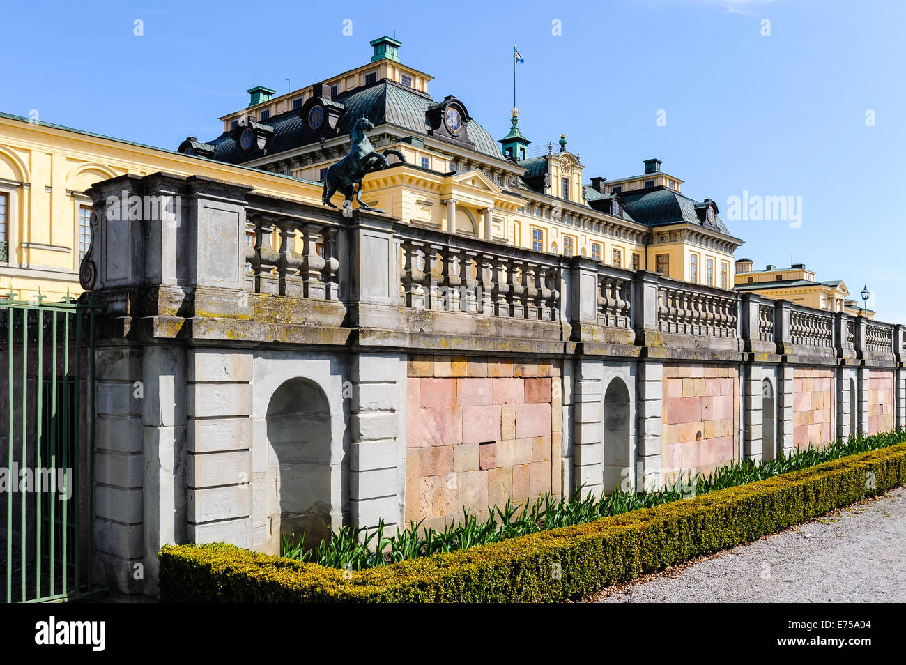 Sweden, Ekerö. The Drottningholm Palace (Drottningholms slott Stock ...