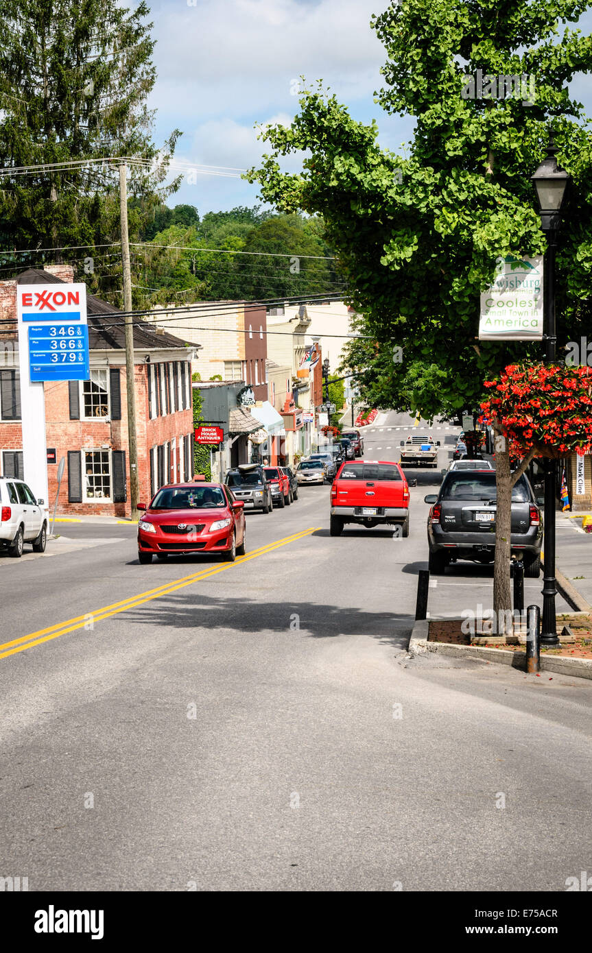 East Washington Street, Lewisburg, West Virginia Stock Photo Alamy