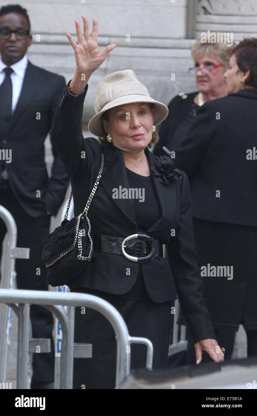New York, New York, USA. 7th Sep, 2014. BARBARA WALTERS arrives for the