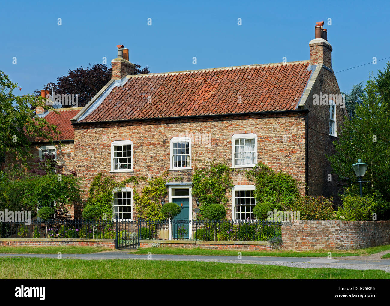 Brickbuilt house in the village of Nun Monkton, near York, North