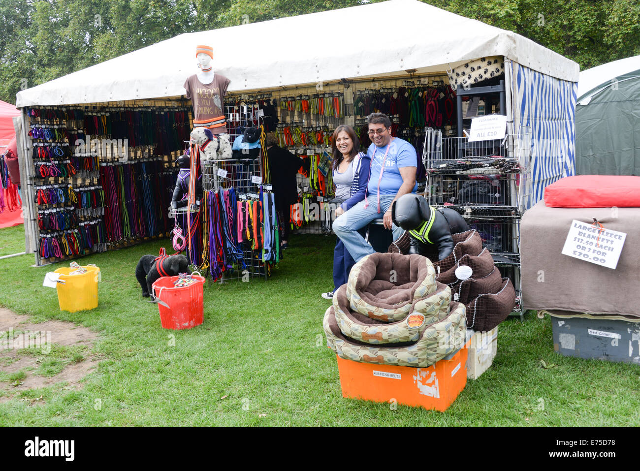 London, UK. 7th September, 2014. Stalls at Battersea’s 20th Annual Reunion and Fun Day. Credit:  See Li/Alamy Live News Stock Photo