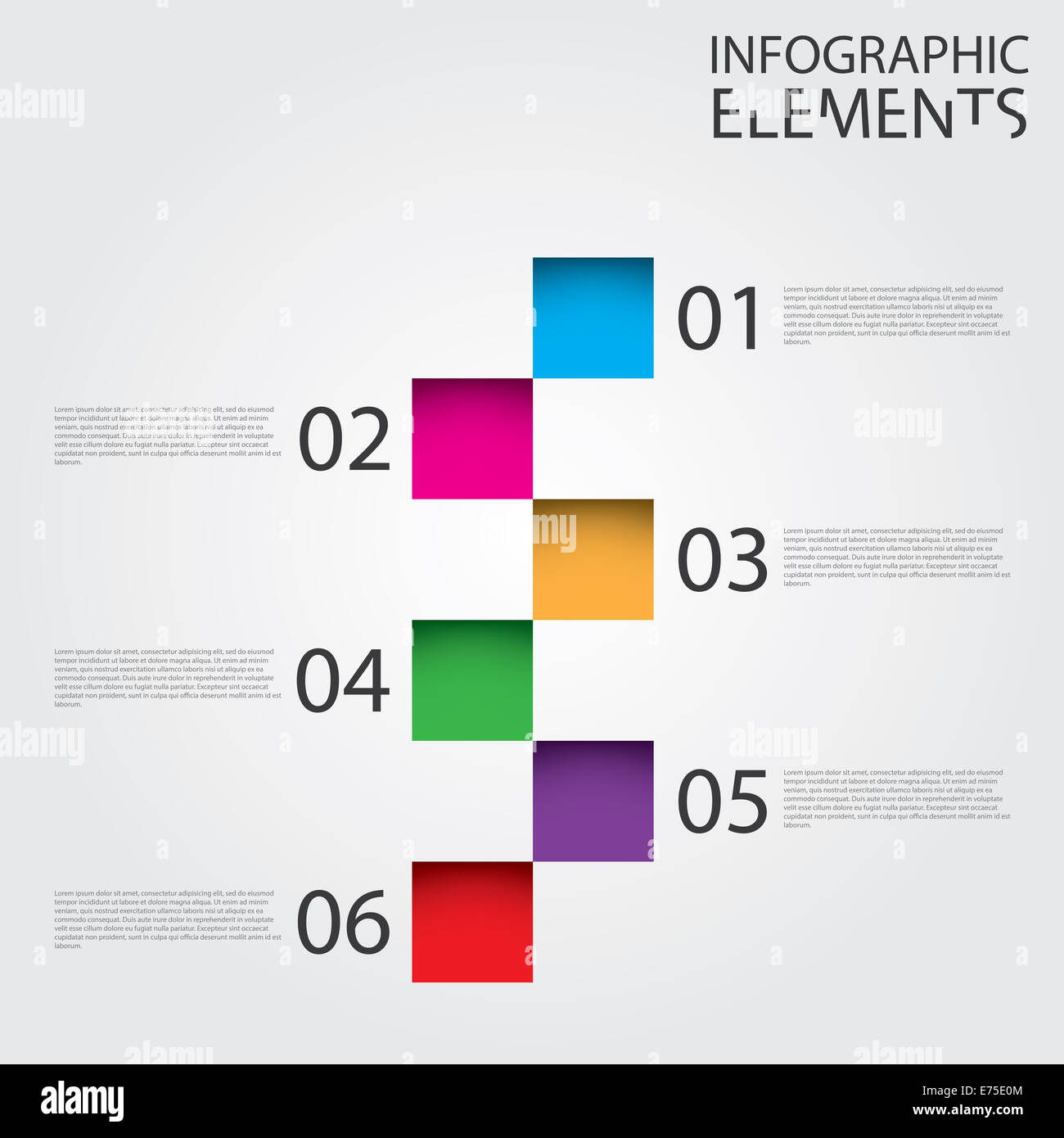 An Illustration of Modern infographic chart Stock Photo - Alamy