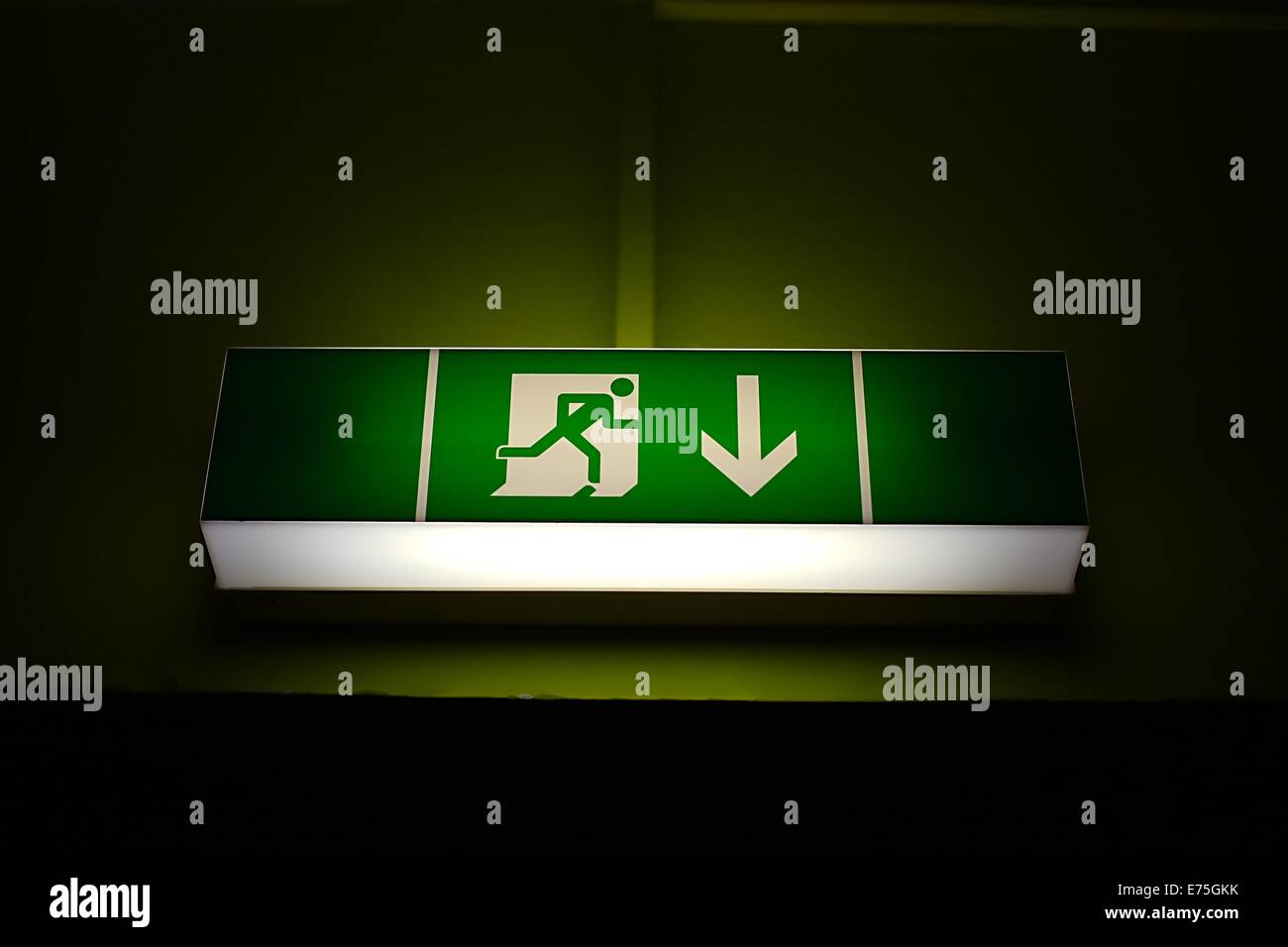 Exit Sign Stock Photo