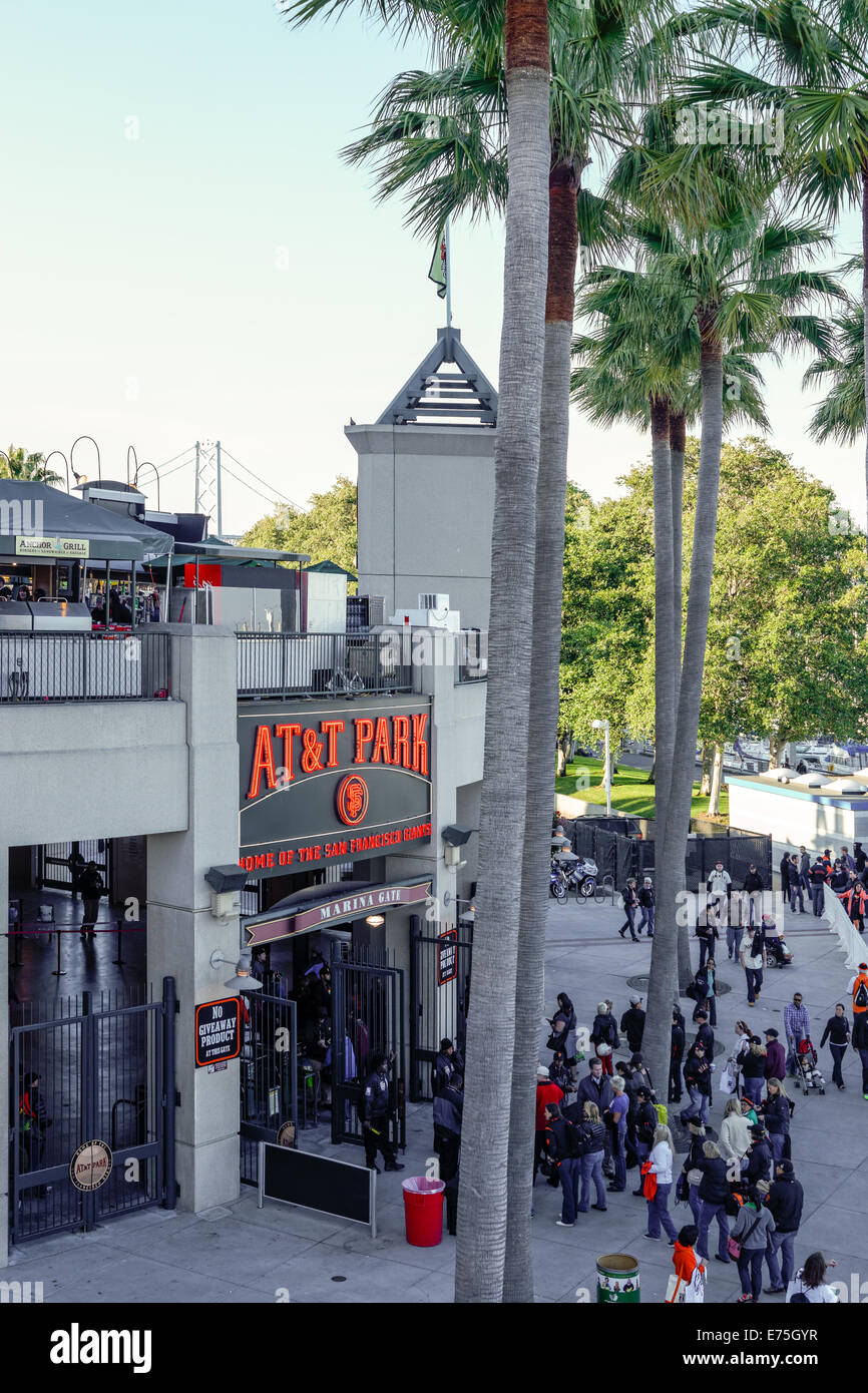 AT&T Park, home of the San Francisco Giants Stock Photo Alamy