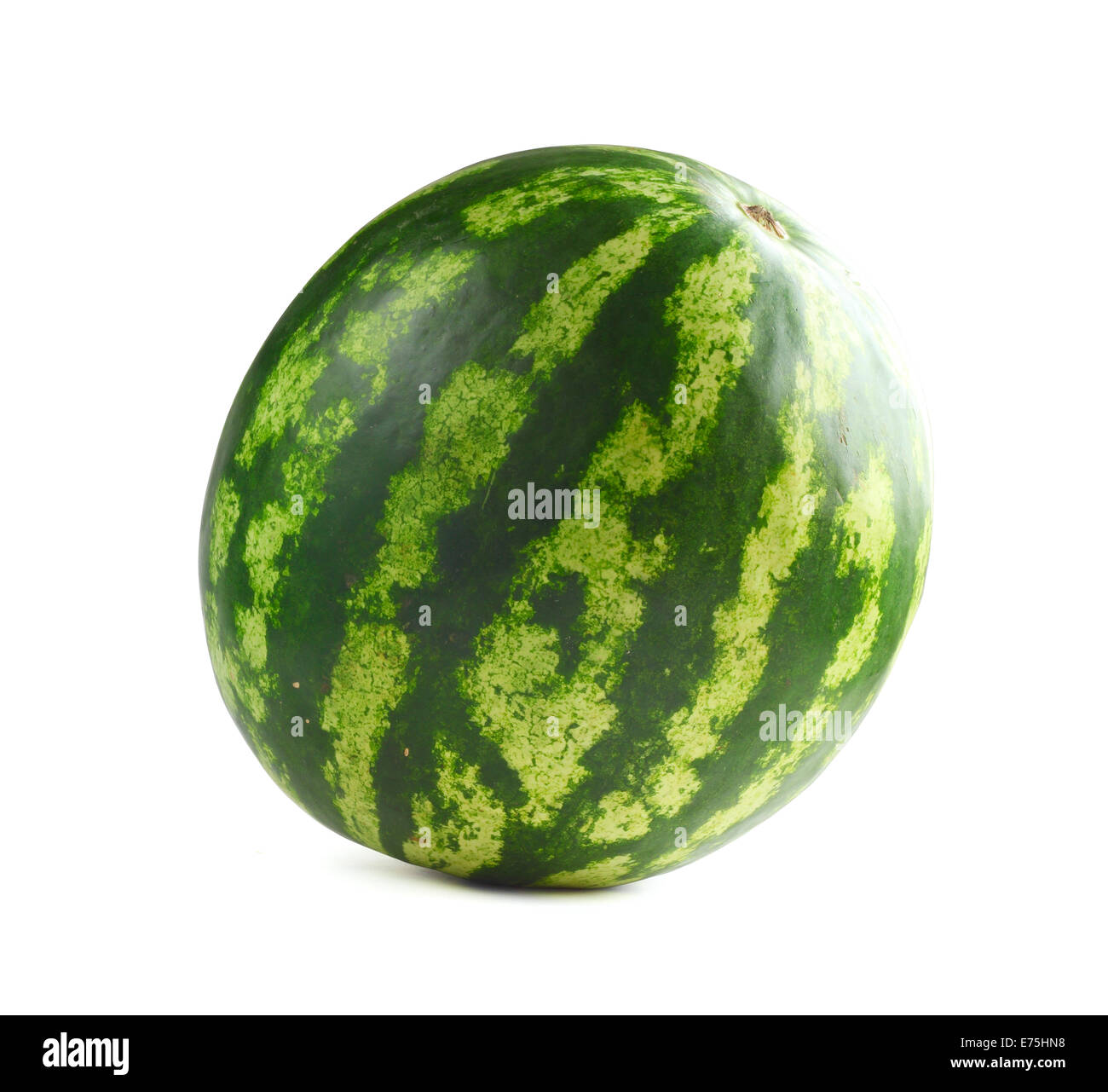 Whole watermelon isolated on white background Stock Photo - Alamy