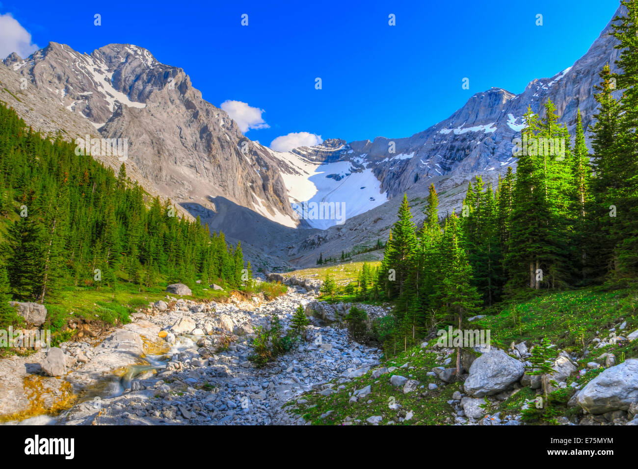 Mt Rae Scenic mountain hiking views, Rae Glacier and Elbow Lake area, Peter ...