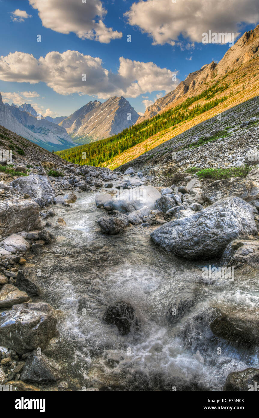 Mt Rae Scenic mountain hiking views, Rae Glacier and Elbow Lake area, Peter ...