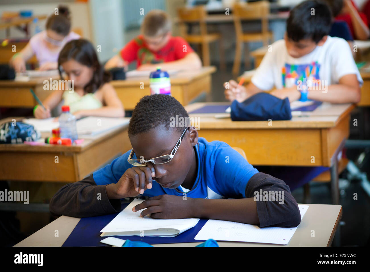 Primary school Stock Photo